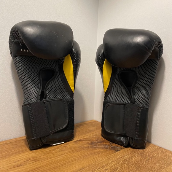 Everlast Elite with Evershield Boxing Gloves Black Size Large 14oz - Picture 12 of 12